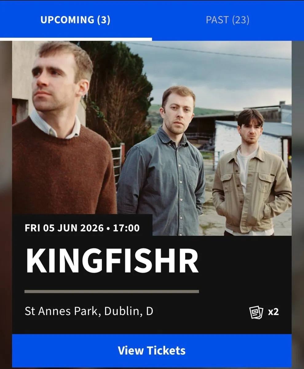 Kingfishr Tickets St Anne's Park 5th June - Image 1