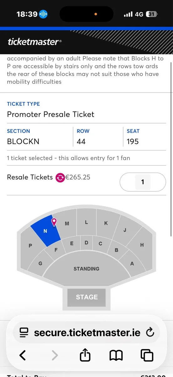 Guns N’ Roses ticket - 2026 - Image 2