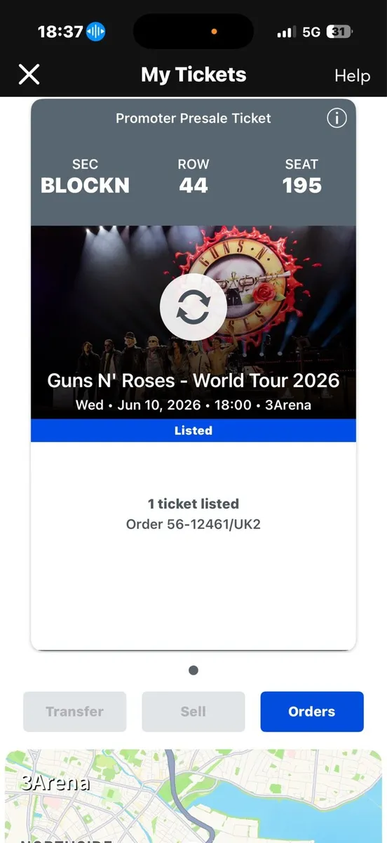 Guns N’ Roses ticket - 2026 - Image 3