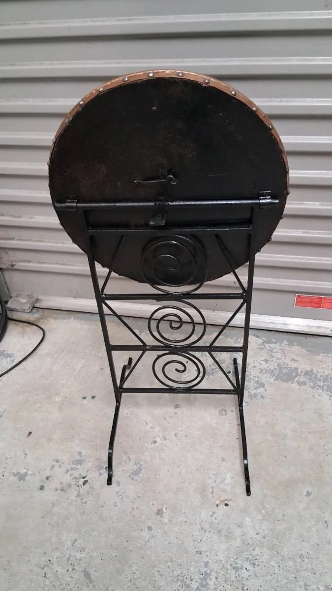 Original copper fold up table - Image 4