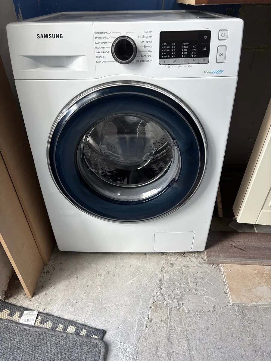 Samsung ecobubble washing machine 8kg - Image 1