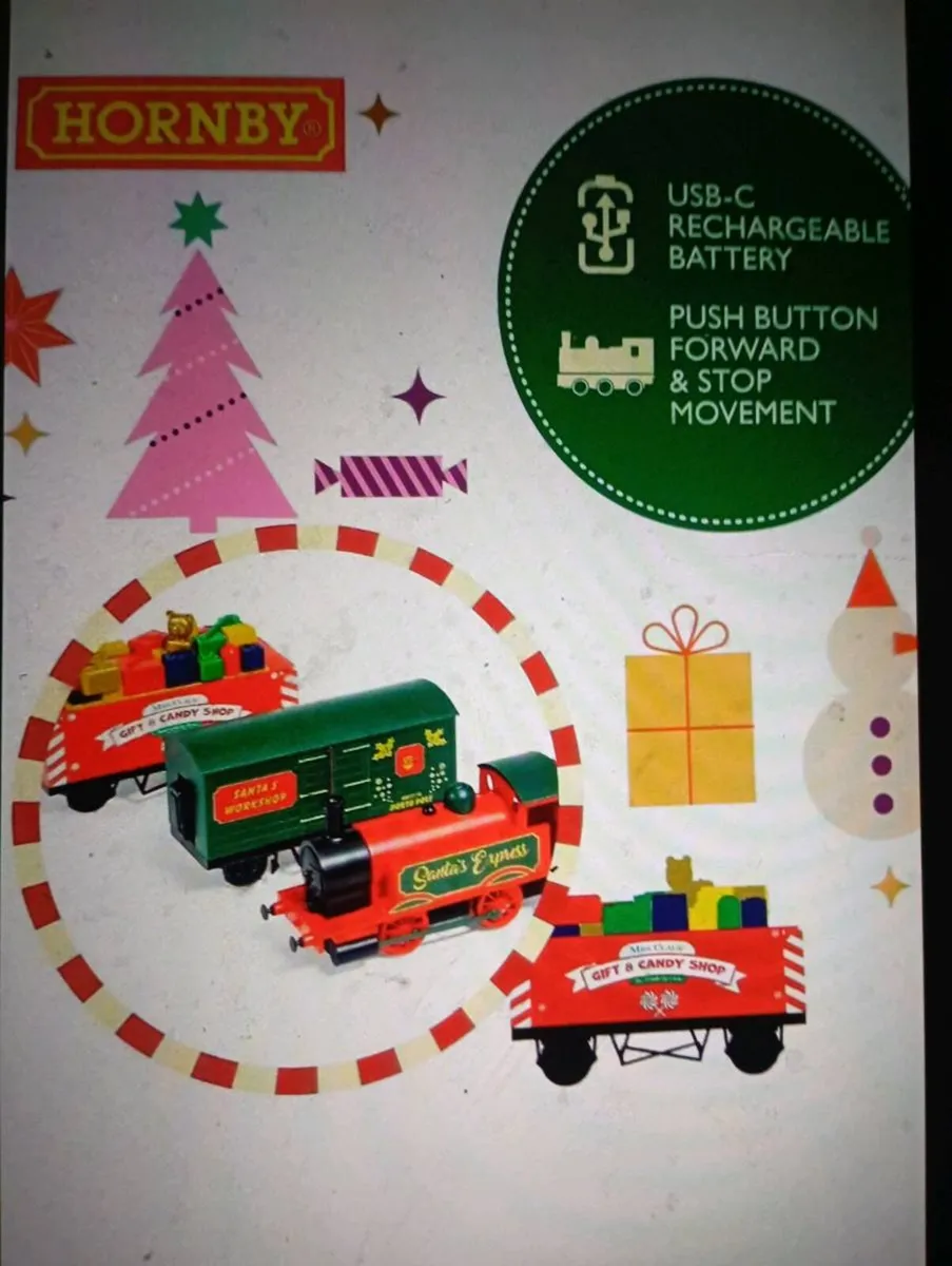 HORBHY SANTAS EXPRESS RECHARGEABLE BATTERY OPERATE - Image 4