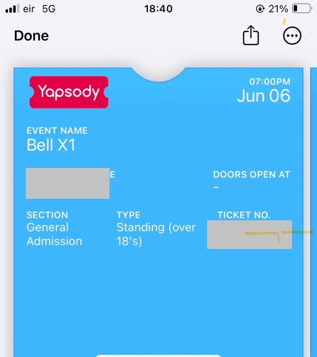 Two Bell X1 Concert Tickets - Limerick, 6 June - Image 3
