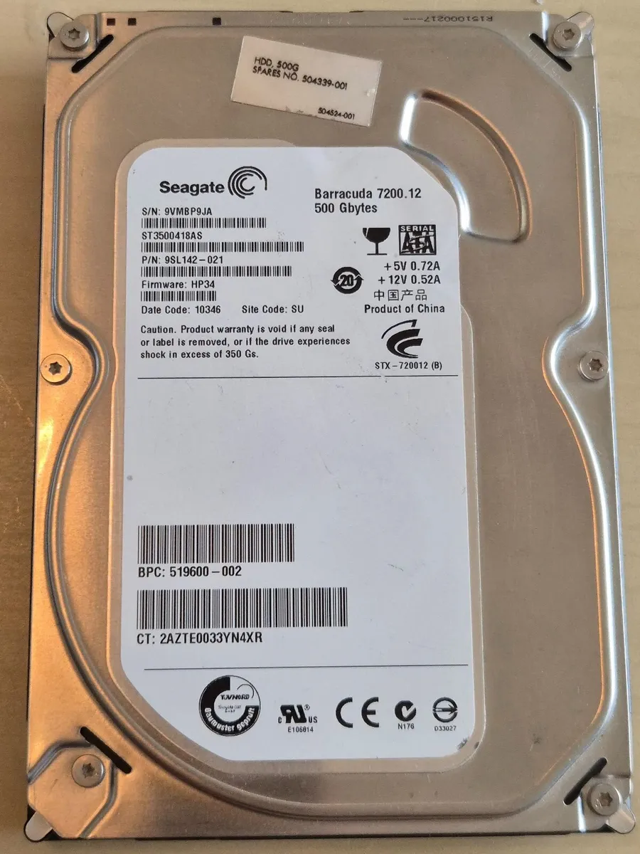Seagate Barracuda 500GB, internal HDD - Image 3