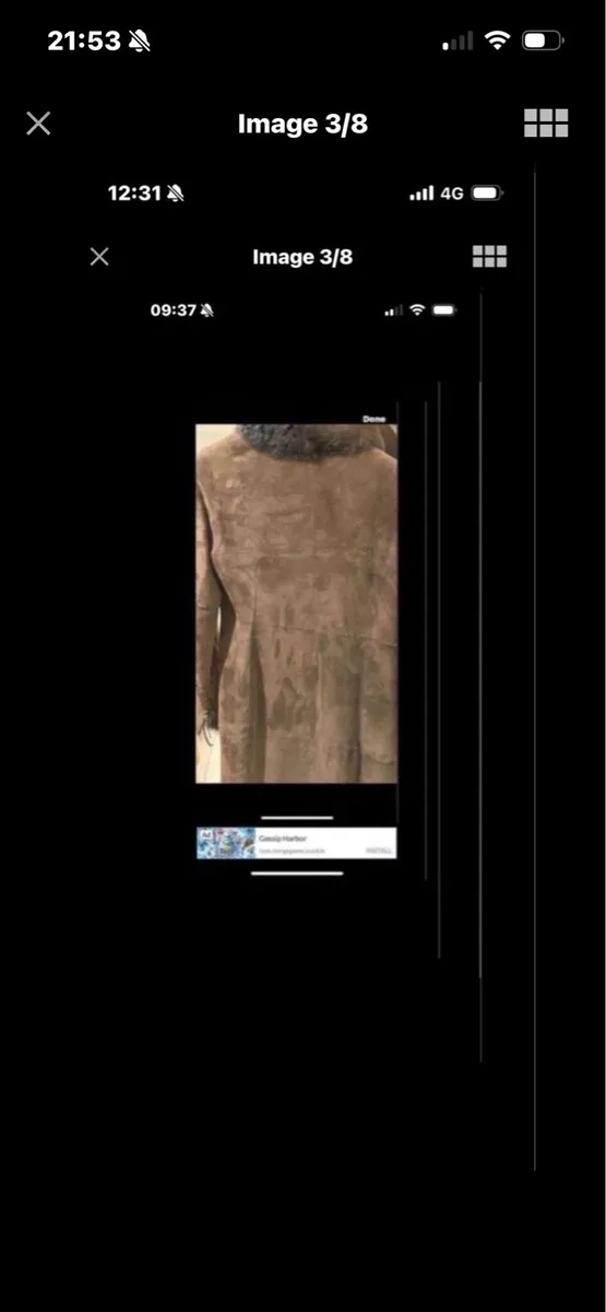Andrew Mark Sherling Lamb Suede Coat - Image 3