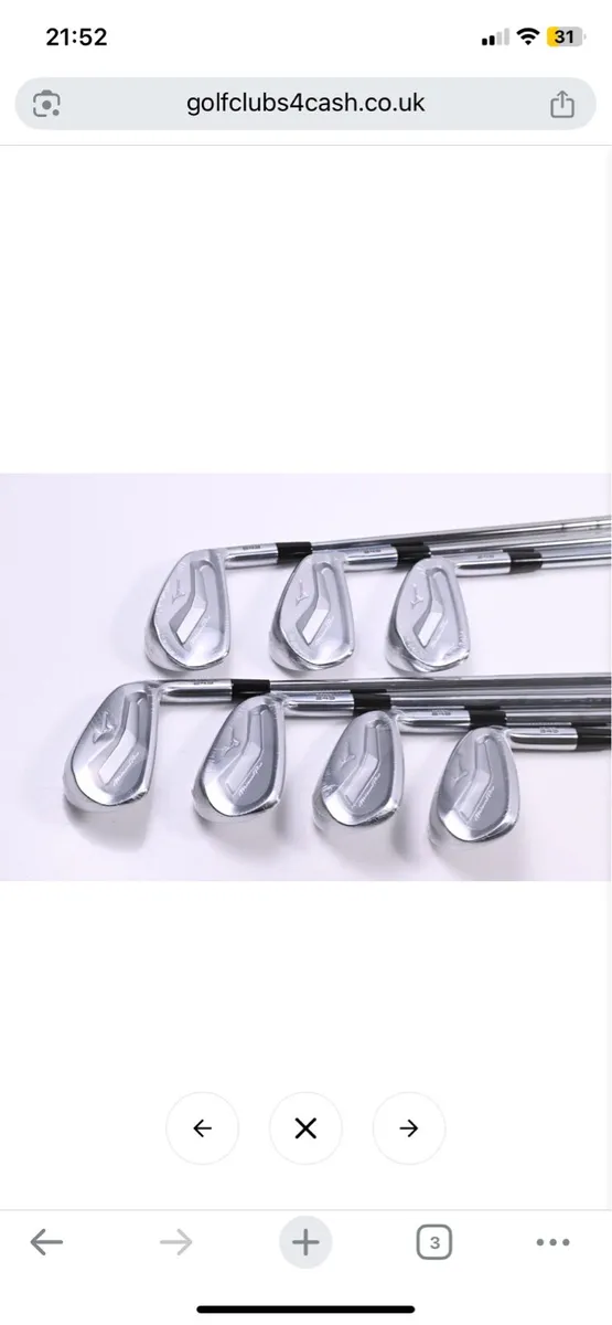 New Mizuno Pro 243 4-PW KBS Tour 120S - Image 1