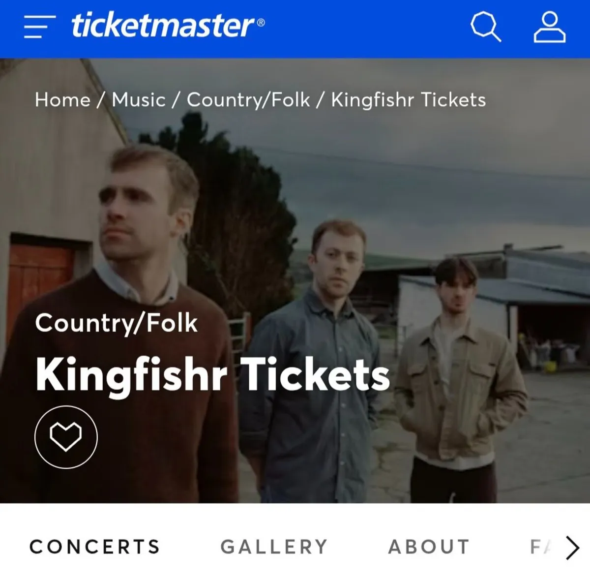 Kingfisher tickets 5th june