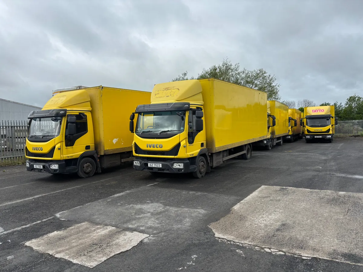 2018 Iveco 7.5 ton Box lorries 24 foot Low kms - Image 2