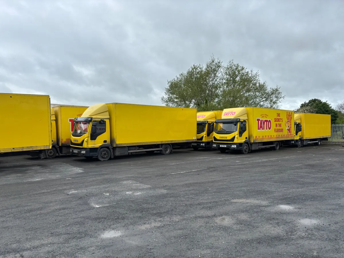 2018 Iveco 7.5 ton Box lorries 24 foot Low kms - Image 1