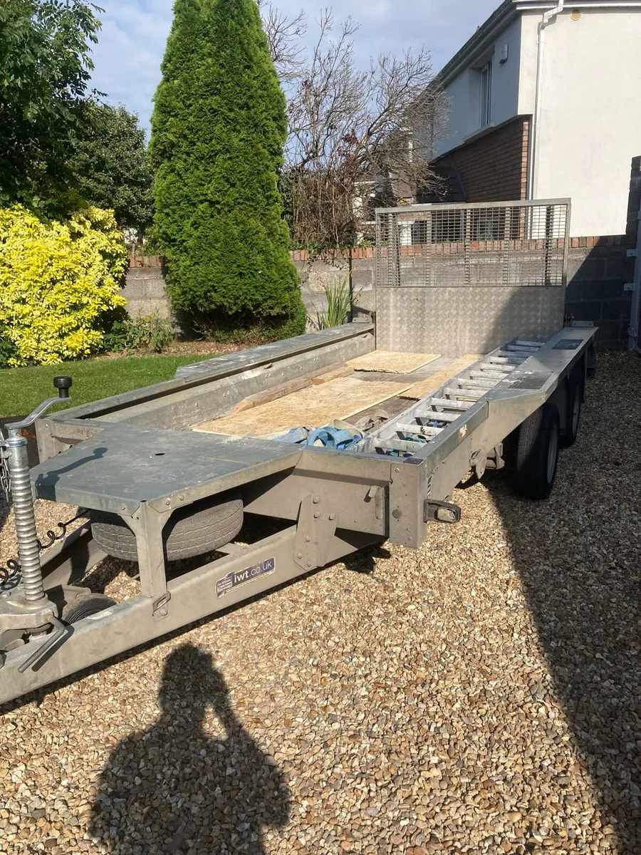 Large ifor Williams plant trailer - Image 2
