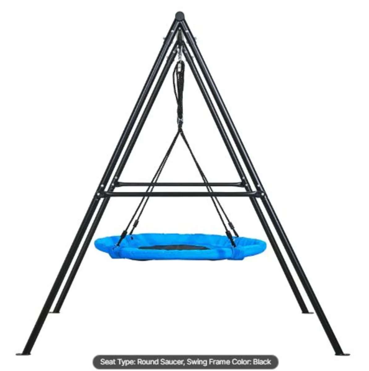Swing Set for Backyard, 100 cm Saucer Swing Seat - Image 4