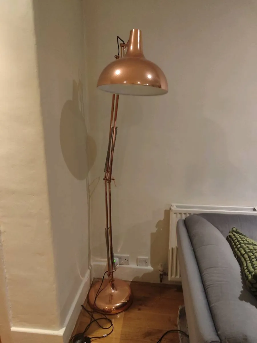 Tall angle poise floor lamp - Image 1