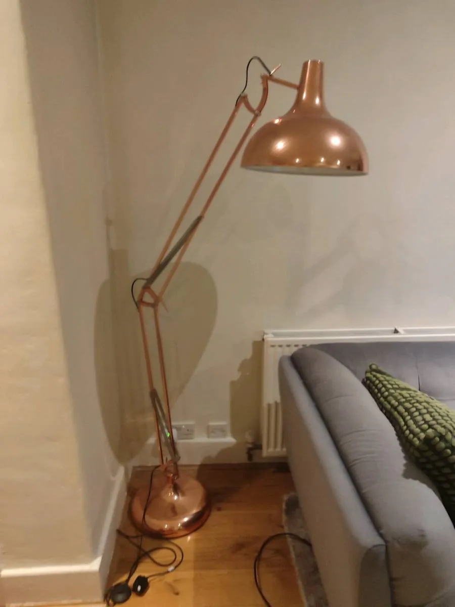 Tall angle poise floor lamp - Image 2