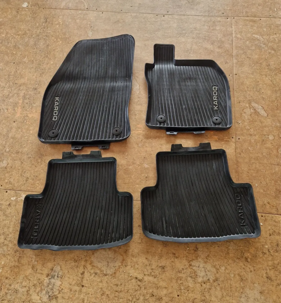Skoda Karoq Rubber Mats and Boot Liner - Image 1