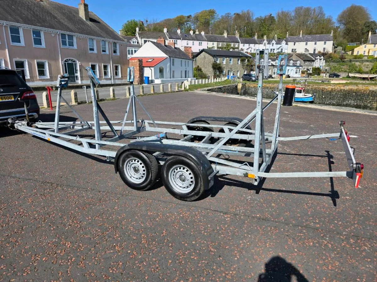 RM yacht boat transporter trailer, fully adjustab - Image 2