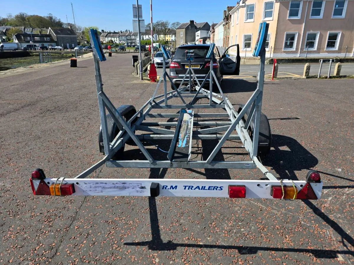 RM yacht boat transporter trailer, fully adjustab - Image 3