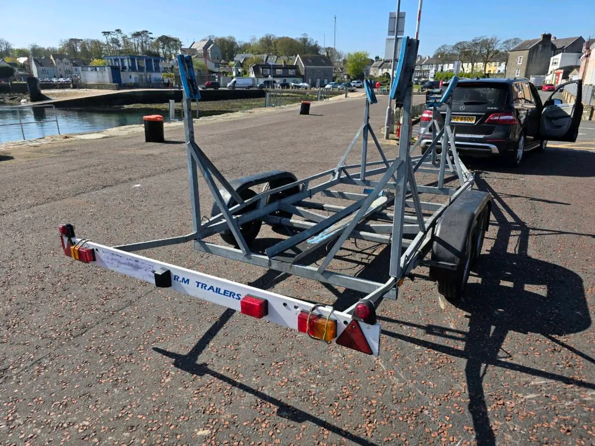 RM yacht boat transporter trailer, fully adjustab - Image 4