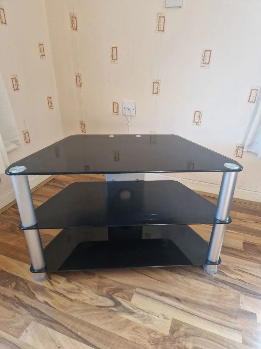 40" Walker TV & Glass Stand - Image 4