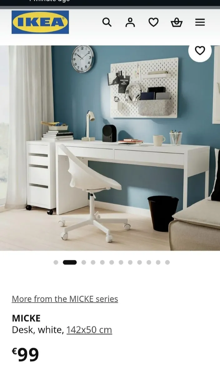 Ikea Micke Desk - Image 3