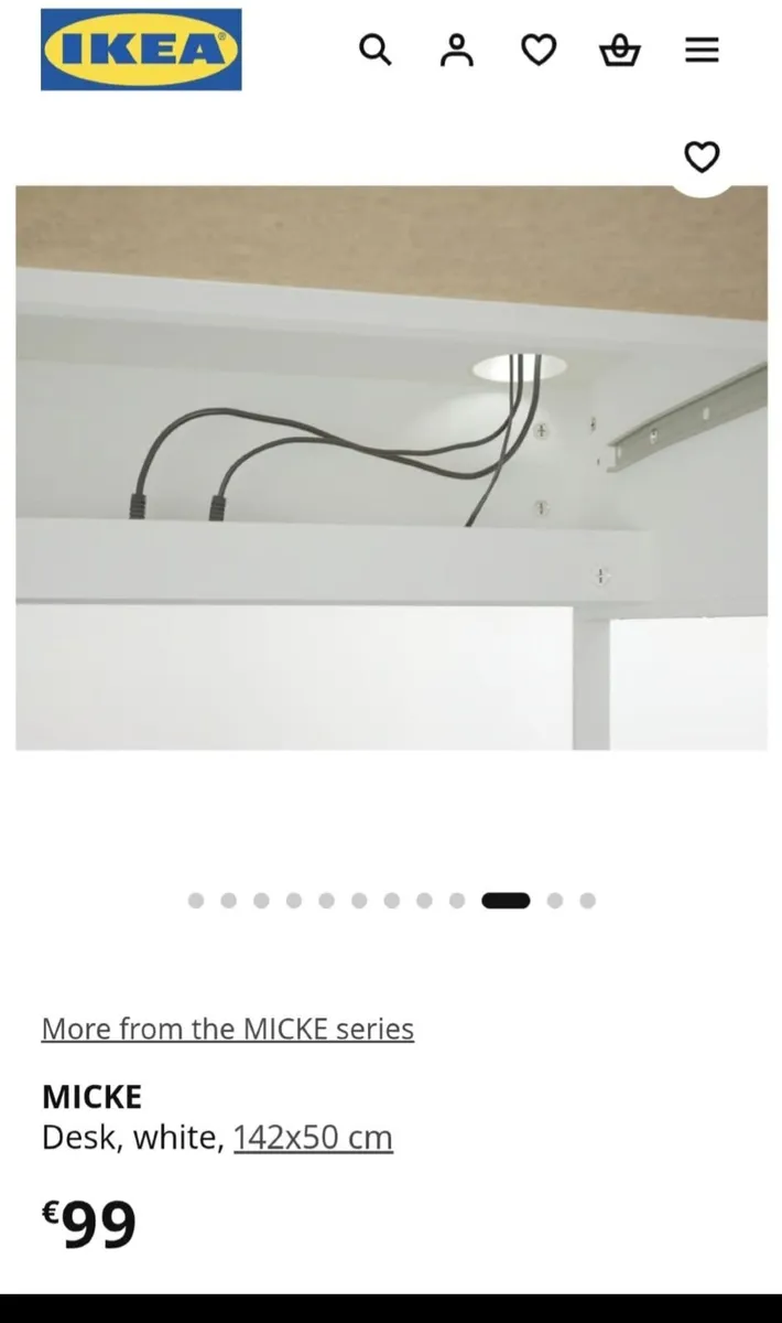 Ikea Micke Desk - Image 4