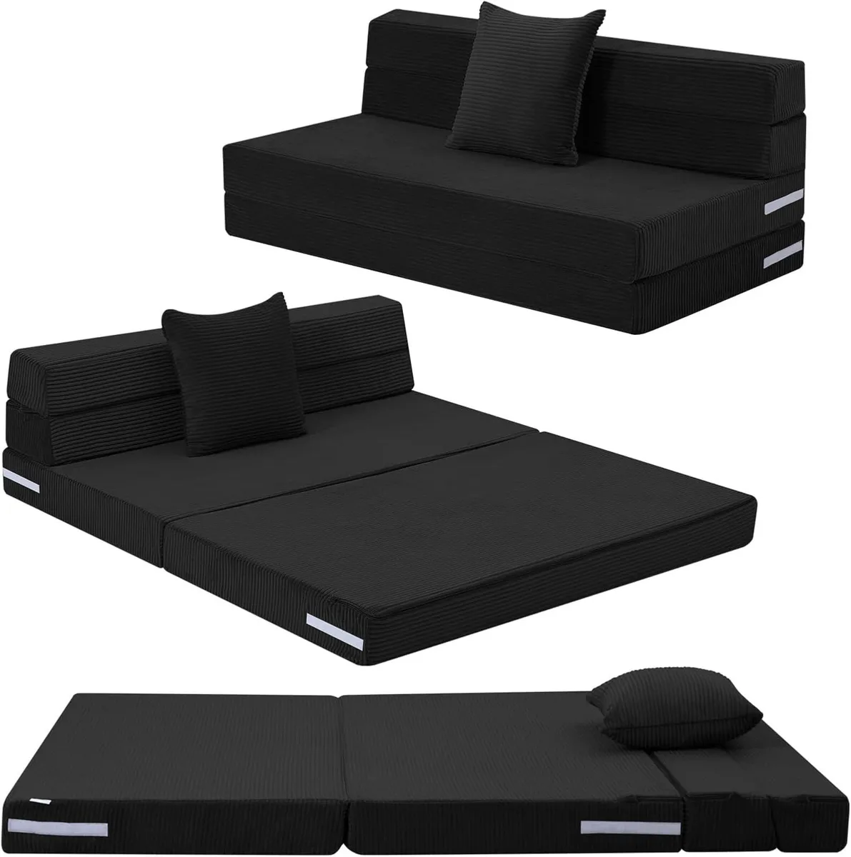Folding Mattress Double 190x135cm High Density - Image 1