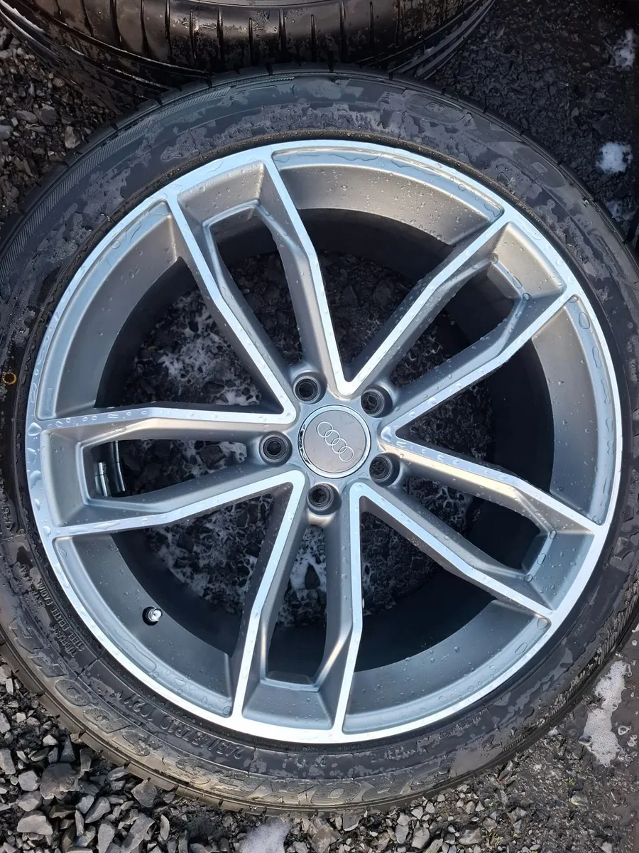 19" Audi Alloys with tyres - Image 1