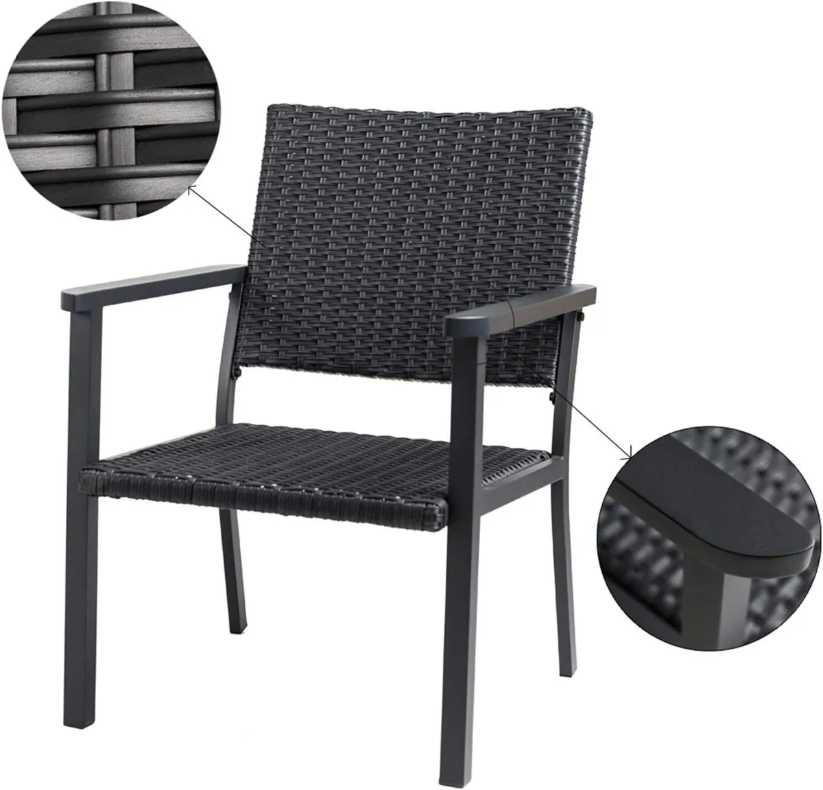 Outdoor Lounge Chair for Outside Patio Porch - Image 4