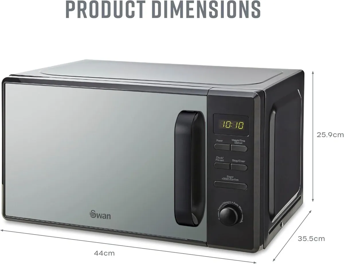 Digital Microwave 5 Power Levels 7 Auto Cook - Image 2