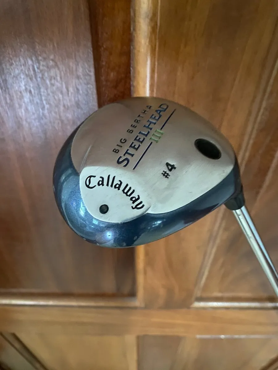 Callaway Big Bertha SteelHead 4 Wood Very Rare - Image 4