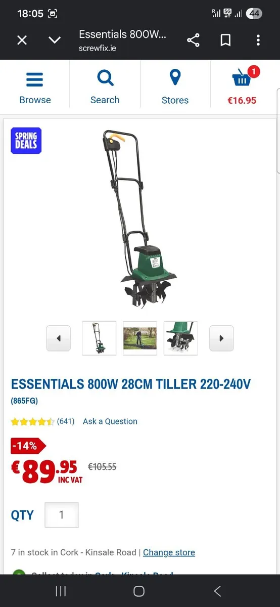 Tiller for weeds