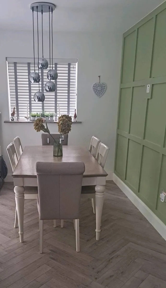 EZ LIVING Montreux Large Dining Table + 6 Chairs - Image 1