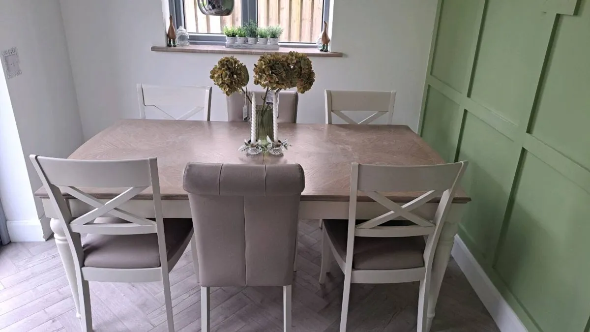 EZ LIVING Montreux Large Dining Table + 6 Chairs - Image 2