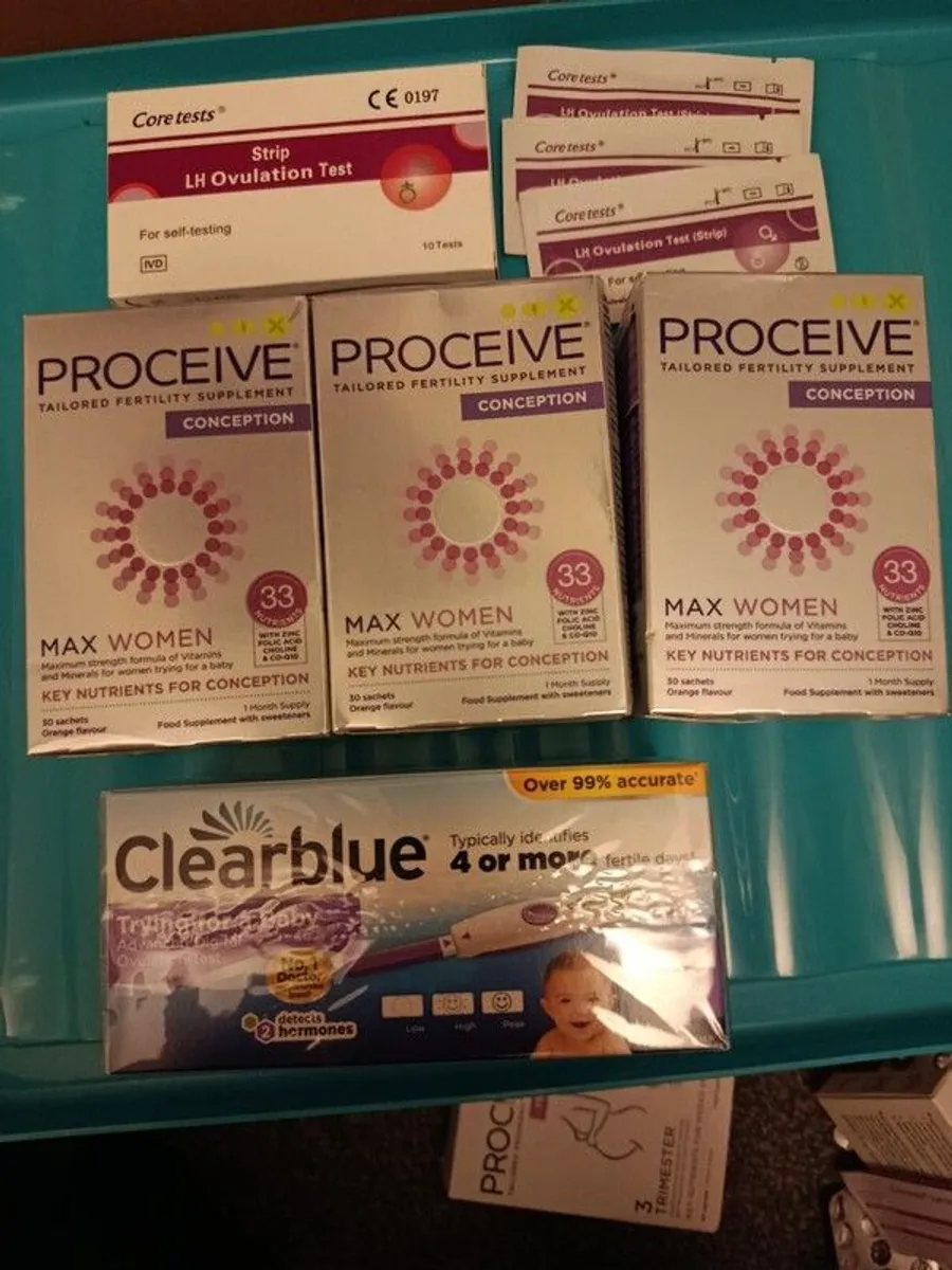 TTC Bundle Proceive Clearblue Ovulation test strips - Image 1