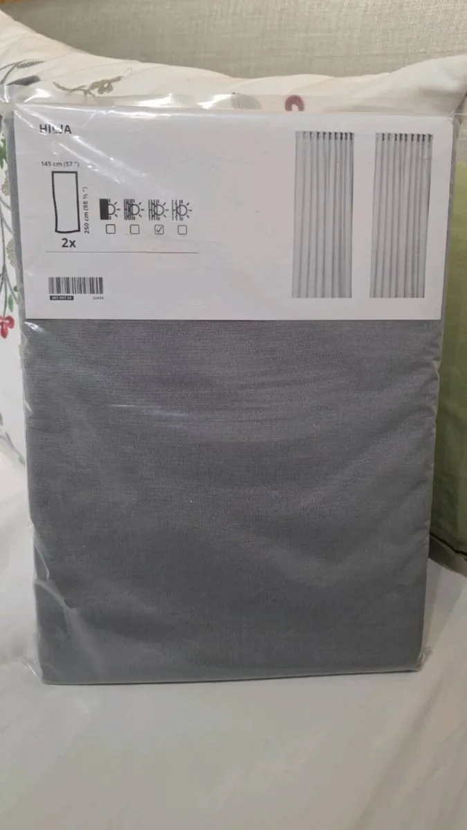Ikea gray curtains