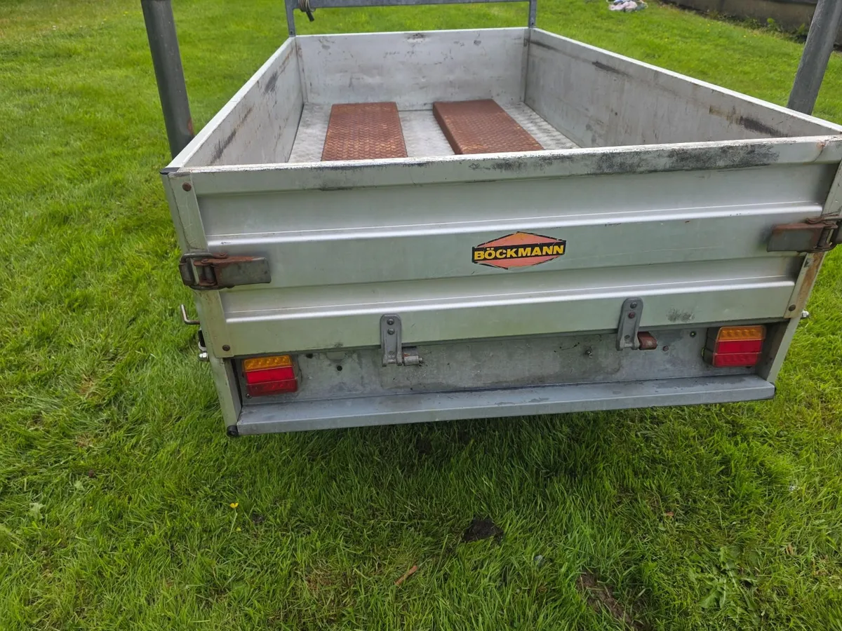 7ft x 4ft Bockmann Trailer with Ramps - Image 4