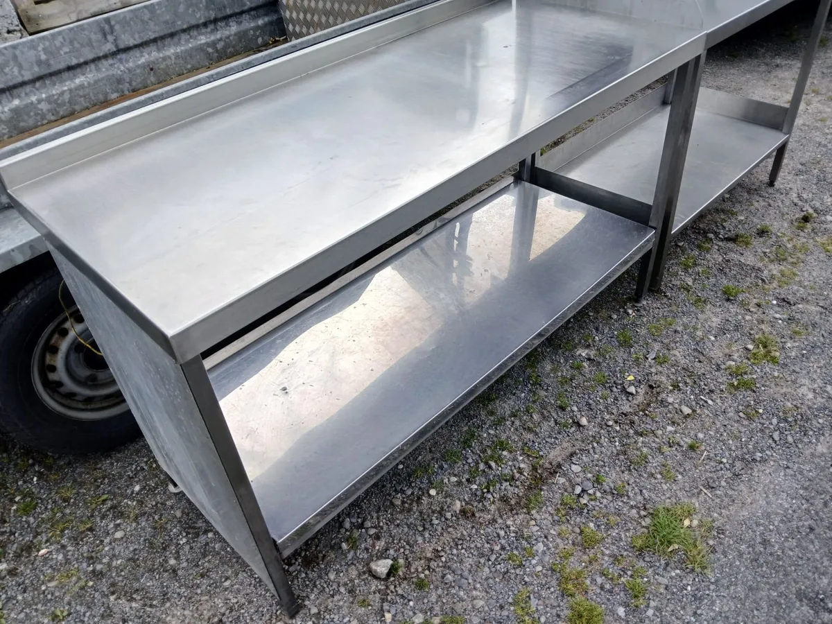 Staneless steel cabbinet  table complete - Image 2
