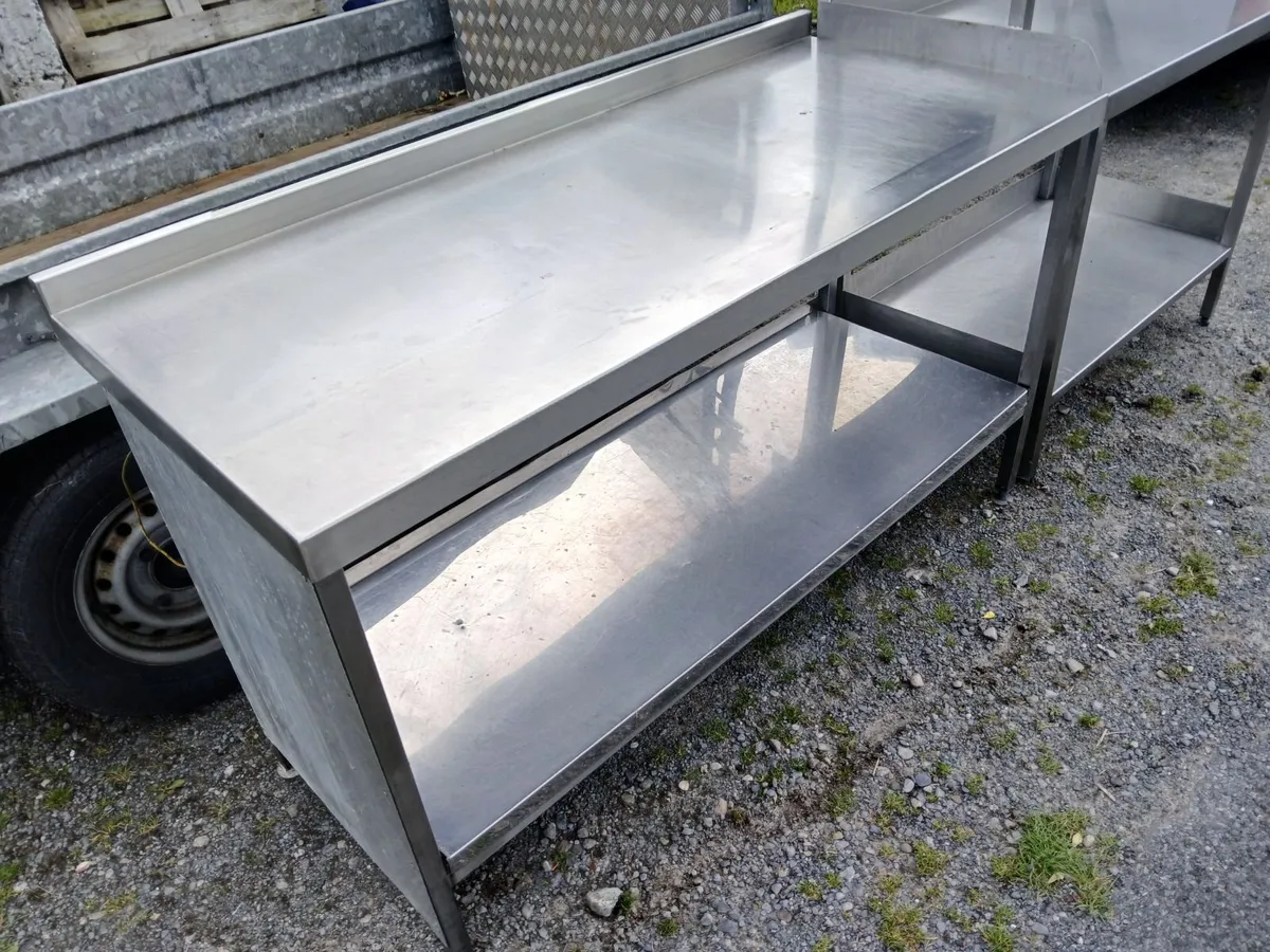 Staneless steel cabbinet  table complete - Image 3