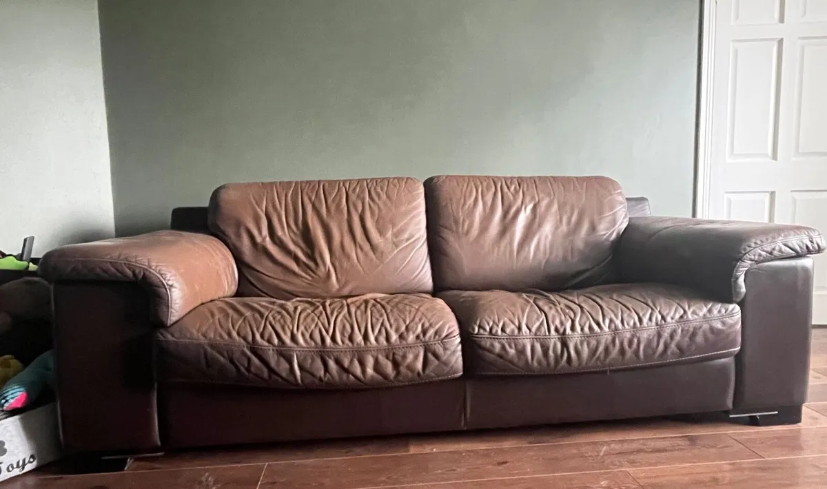 Leather sofa - Image 1