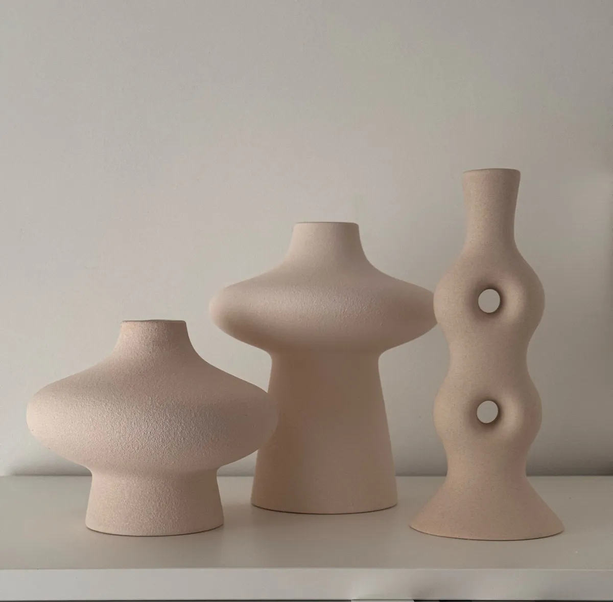 H&M vases and candleholder