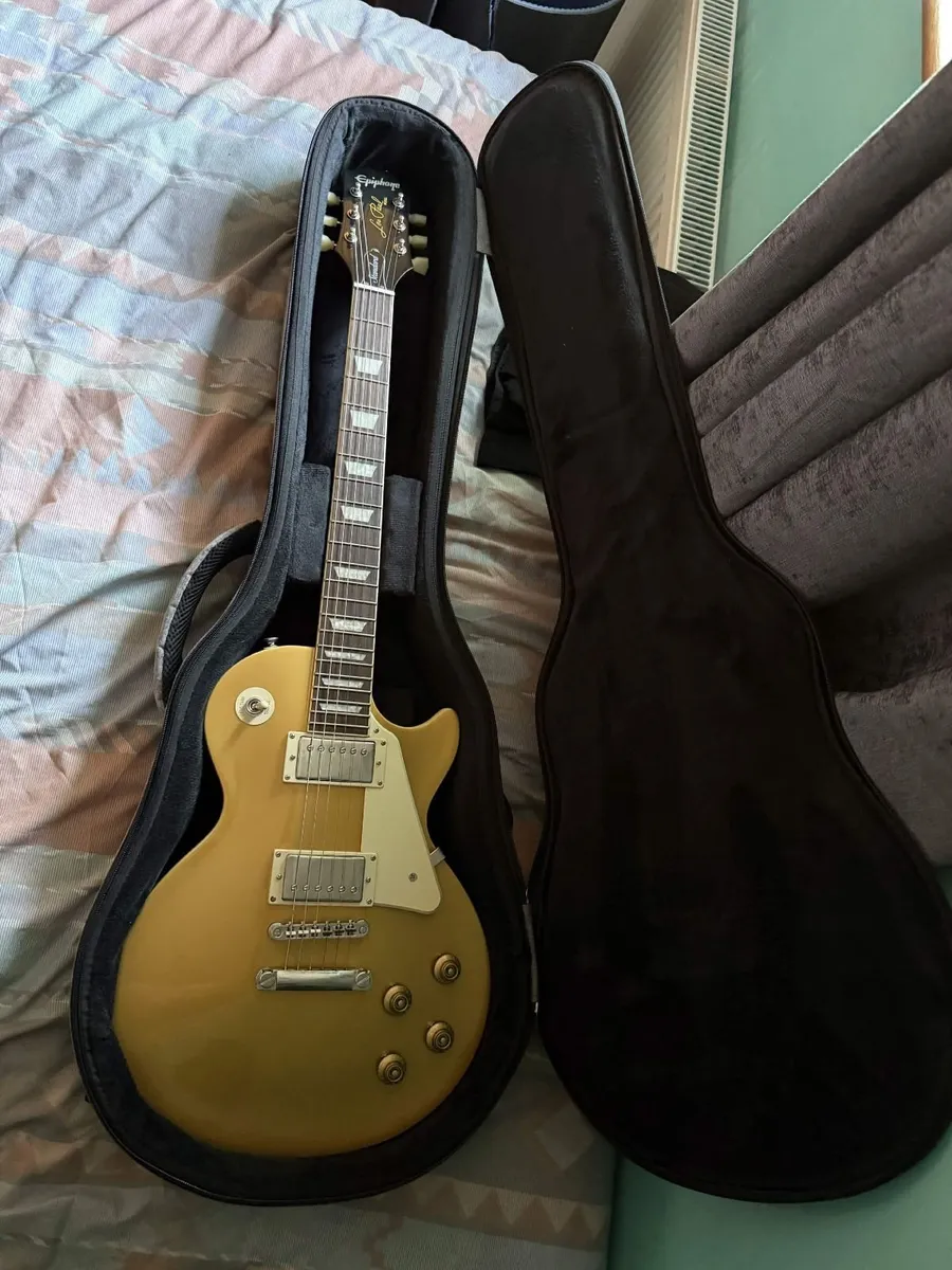 Epiphone Les Paul Gold top (With Case) - Image 3