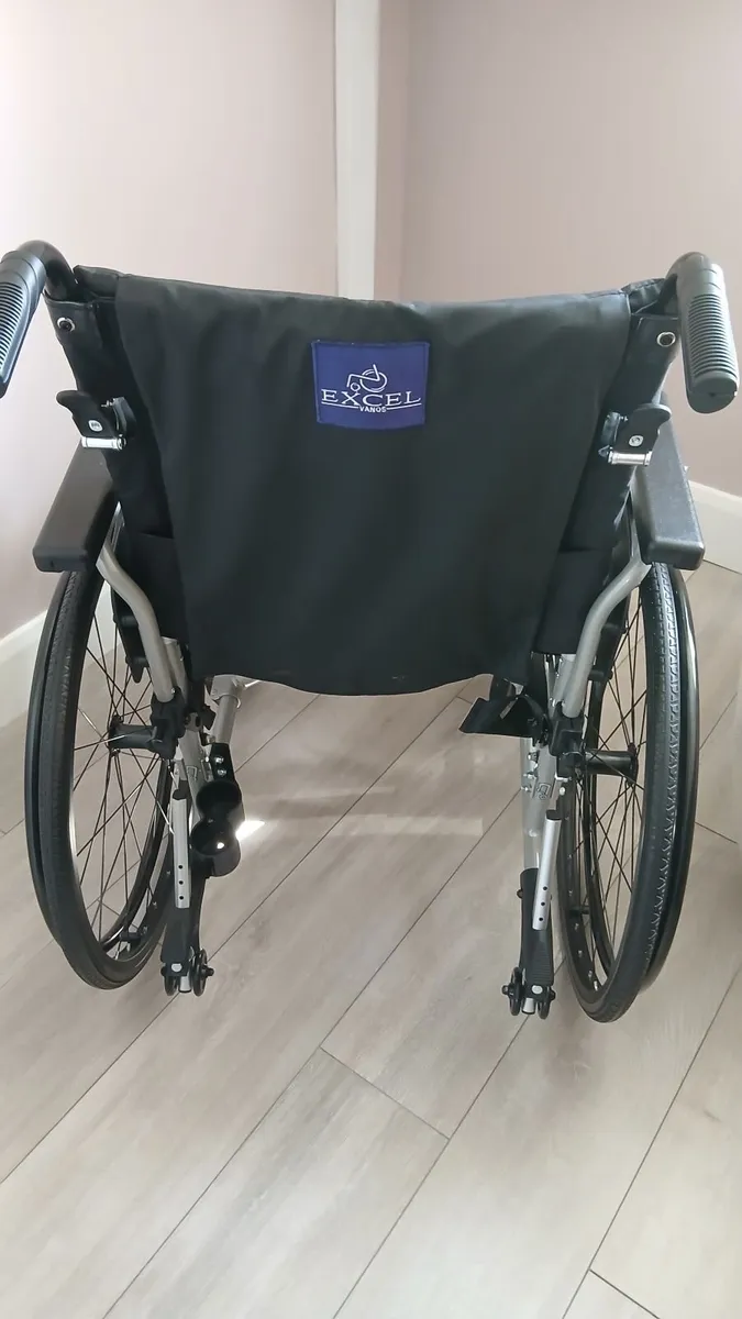 Wheel chair  brand new petrol leaf blower and vaci - Image 1