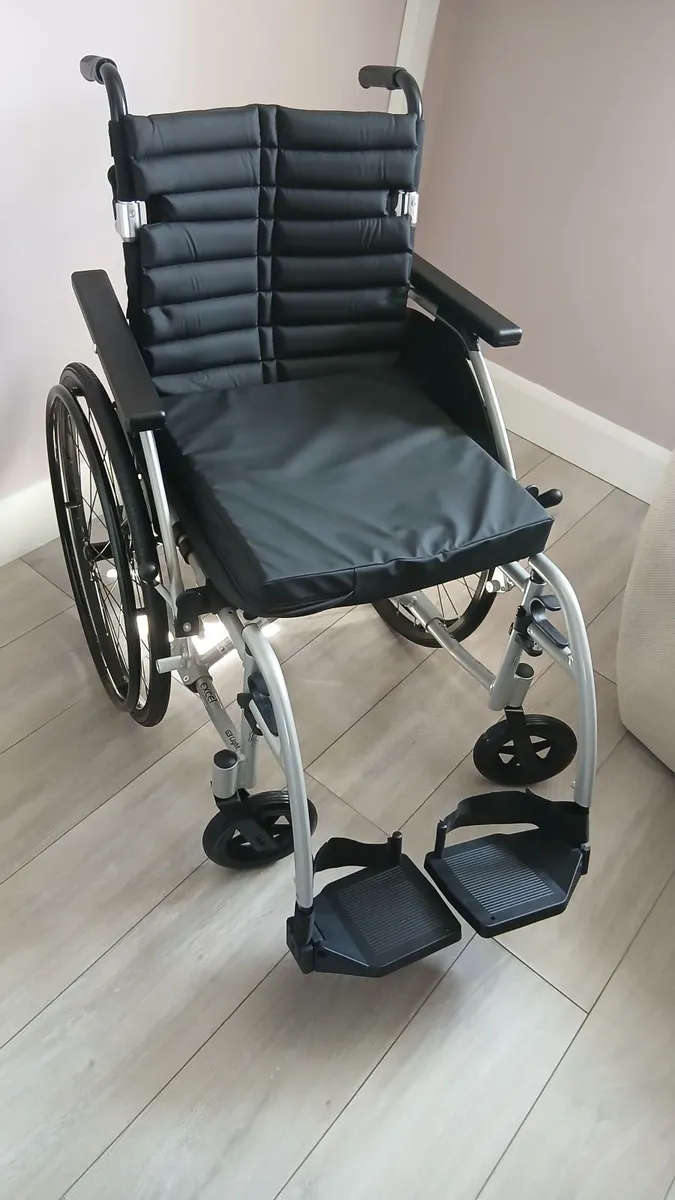 Wheel chair  brand new petrol leaf blower and vaci - Image 2