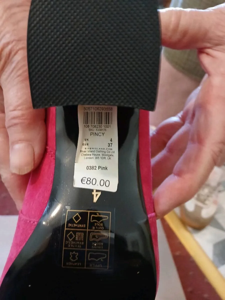 River island pink boots - Image 3