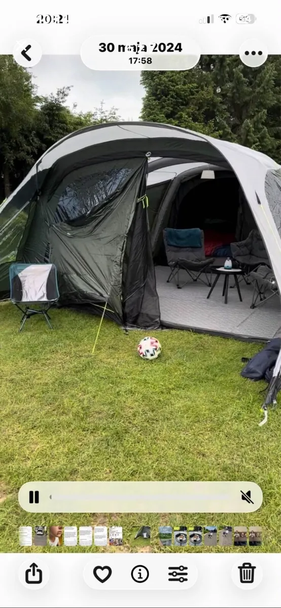 Outwell Pinedale 6PA Air Tent – Like New+extras - Image 4