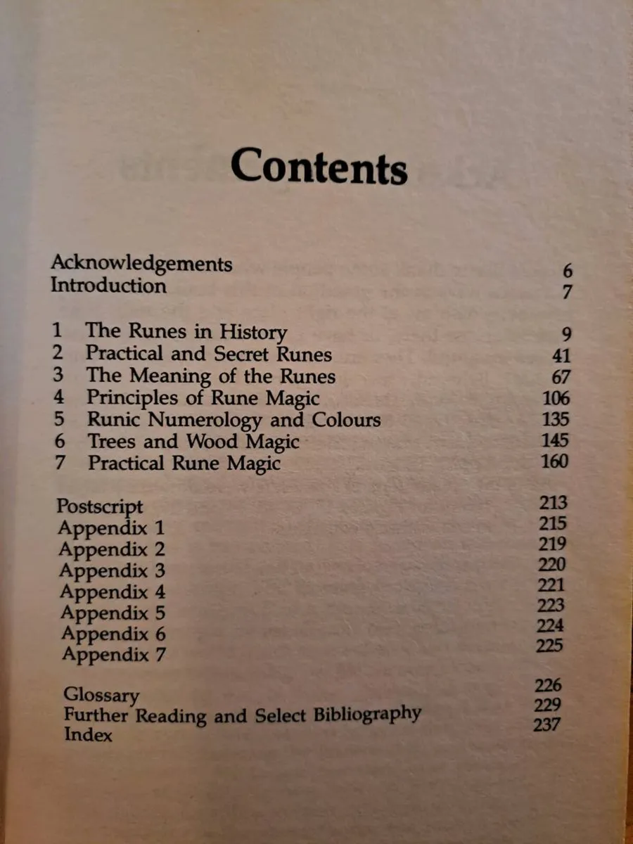 1st ed Rune Magic Nigel Pennick 1992 - Image 4