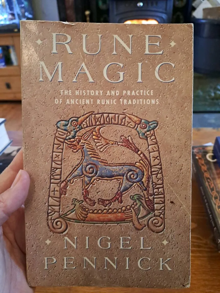 1st ed Rune Magic Nigel Pennick 1992 - Image 1