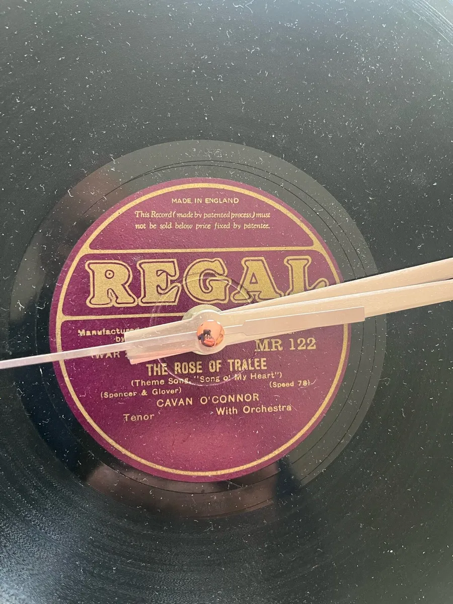 Vintage 78 Speed Record Clock - Image 2