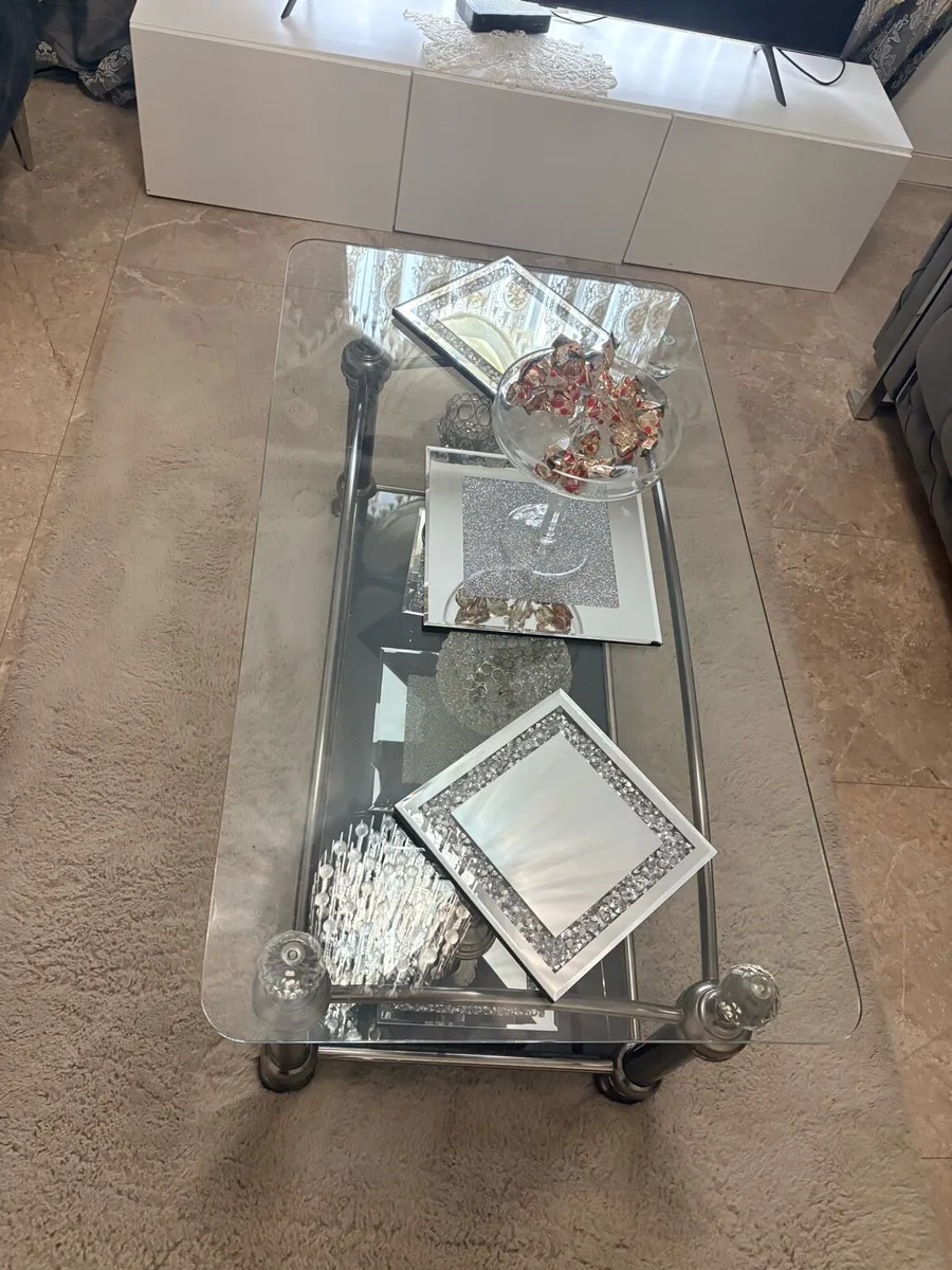 Glass coffee table - Image 4
