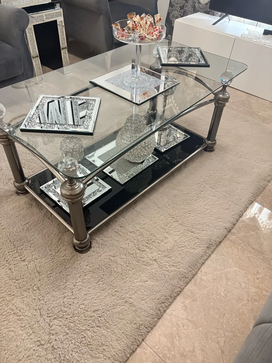 Glass coffee table - Image 2