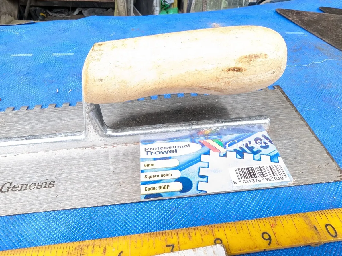 Square Notch Trowel by Genesis - Image 2